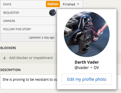 Picture of your coworker, Darth Vader.